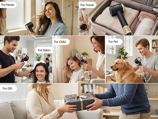 compact hair dryer