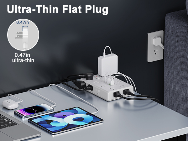 Ultra-Thin Flat Plug
