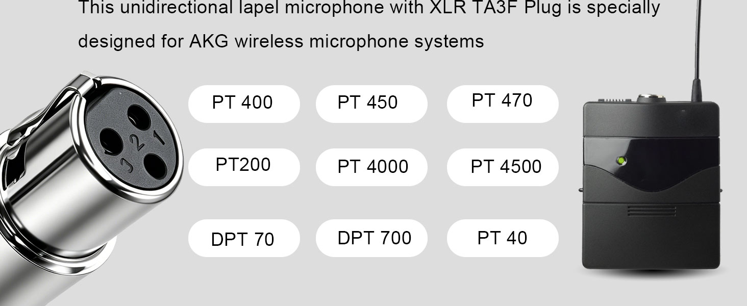 Lavalier Microphone for AKG