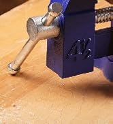 WORKPRO Bench Vise, 4-1/2" Vice for Workbench, Utility Combination Pipe Home Vise, Swivel Base Be...