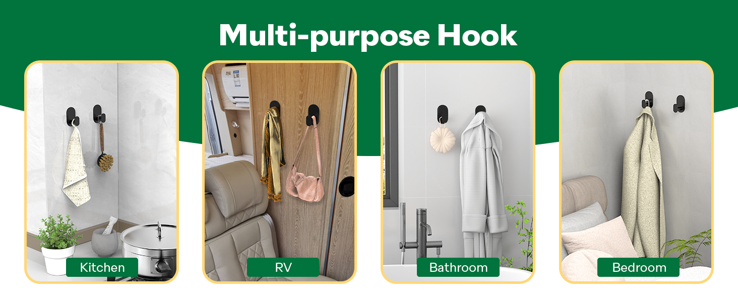 towel hooks for bathrooms