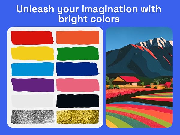 bright colors