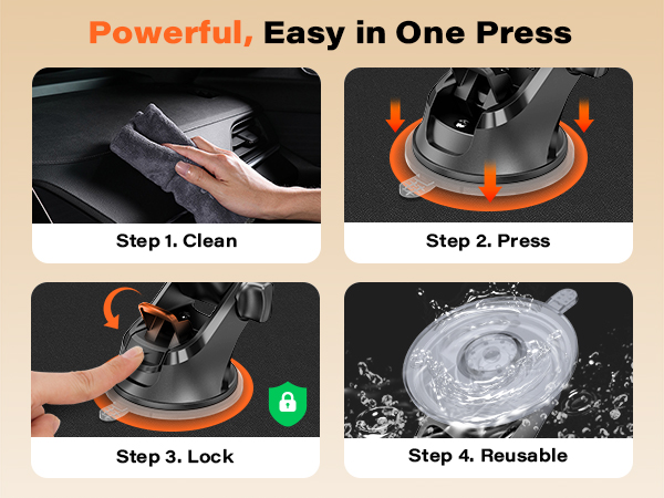 windshield car phone mount