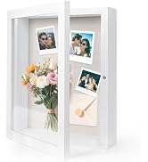 HOUSE DAY 11x14 Shadow Box Frame, Front Open Magnetic Shadow Boxes Display Cases with Linen Back,...