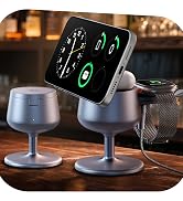 GEEKERA 25W Qi2.2 Magnetic Wireless Charger, 3 in 1 Charging Station Compatible with MagSafe iPho...