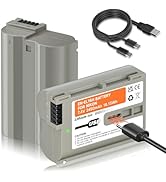 EN-EL15, EN-EL15a, EN-EL15b, EN-EL15c Batteries 2 Pack USB-C Charging for Nikon D7500, D750, Z6, ...