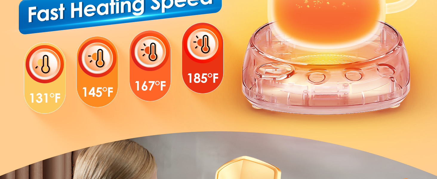 Coffee Mug Warmer Pink