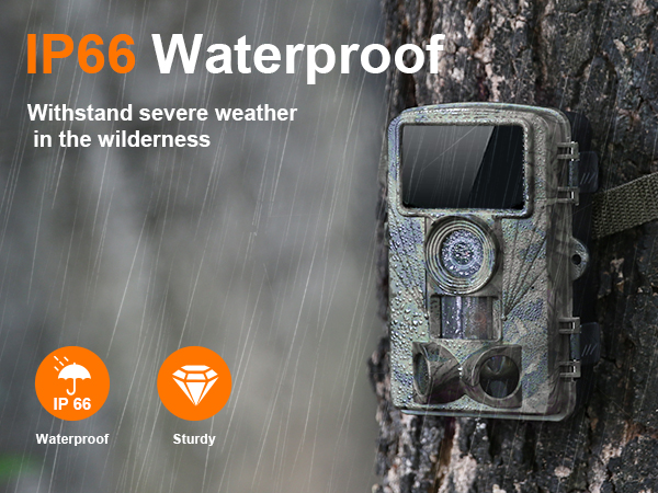 trail cameras with night vision motion activated waterproof