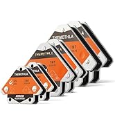 Themethla Welding Magnets 25 LBs 50 LBs &amp; 75 LBs-6 Pieces Magnetic Welding Holder Set, Holding Po...