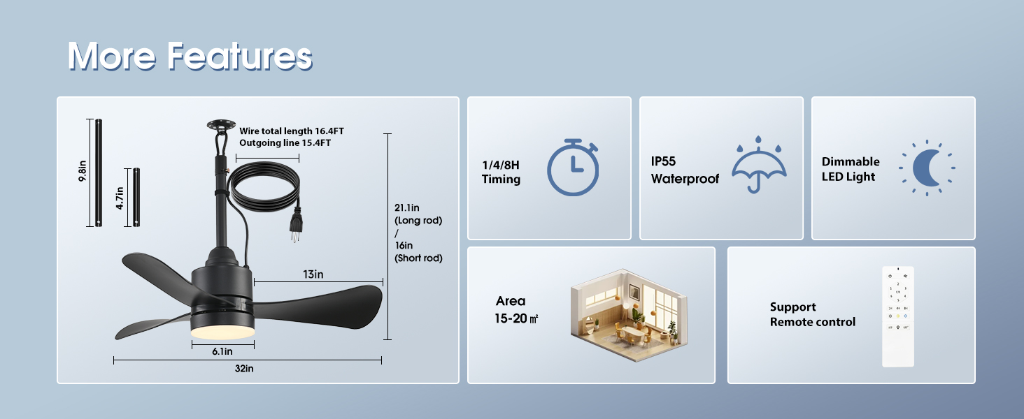outdoor ceiling fans with lights