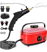 Flgocexs Handheld Steam Cleaner,2500W High Temperature High Pressure Steam Cleaner with 3 Brush H...