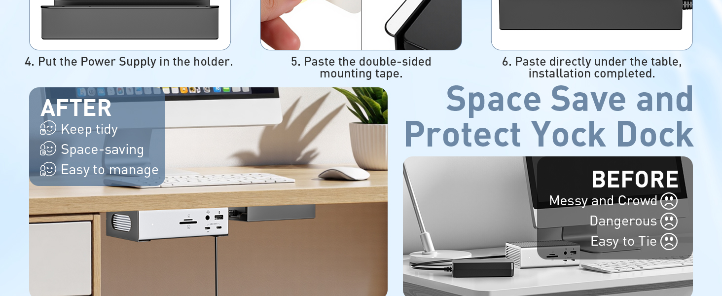 docking station mount under desk docking station mount