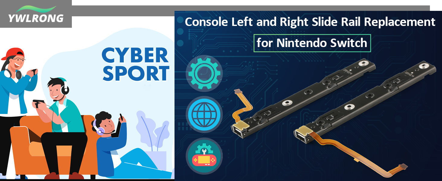  Slide Rail for Nintendo Switch console