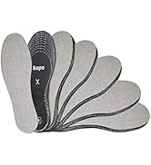 6 Pair Pack Anti Odour Shoe Insoles Set with Odor Eating Charcoal | Shoe Inserts | Kaps Odour Stop