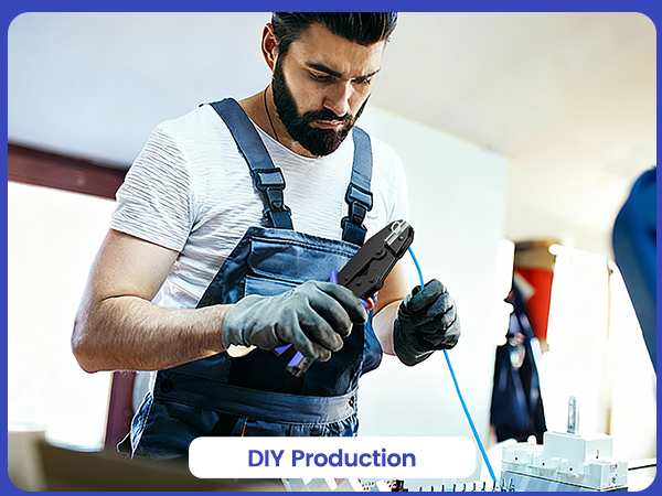 3 in 1 Stripper/Cutter/Crimping Heavy Duty Automatic Electrical Wire Strippers for 10-24 AWG