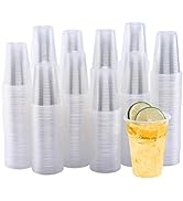 Turbo Bee 500Pack 9 OZ Clear Cold Party Drinking Cups,Transparent Plastic Cups Bulk, Disposable C...