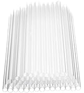 Disposable Crystal-Clear Plastic Boba Straws [11mm Wide 9 Inch] - 600 Individually Wrapped Bulk H...