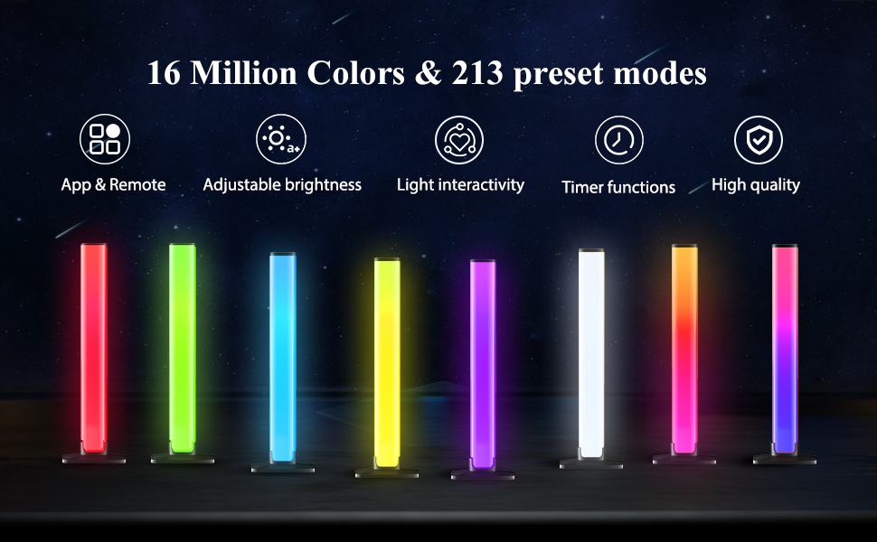 16 Million Colors &amp;amp; 213 preset modes
