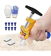 Manual Tile Cutter, 2 in 1 Glass Tile Cutter Hand Tool with Glass Breaking Pliers, Mirror Cutting...