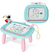 Kikidex Toddlers Toys Age 1-3, Magnetic Drawing Board, Toddler Girl Toys for 1-2 Year Old, Doodle...