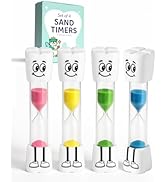 Jolly Otter Toothbrush Timer for Kids - 2-Minute Sand Timer for Brushing Teeth - Tooth Brush Time...
