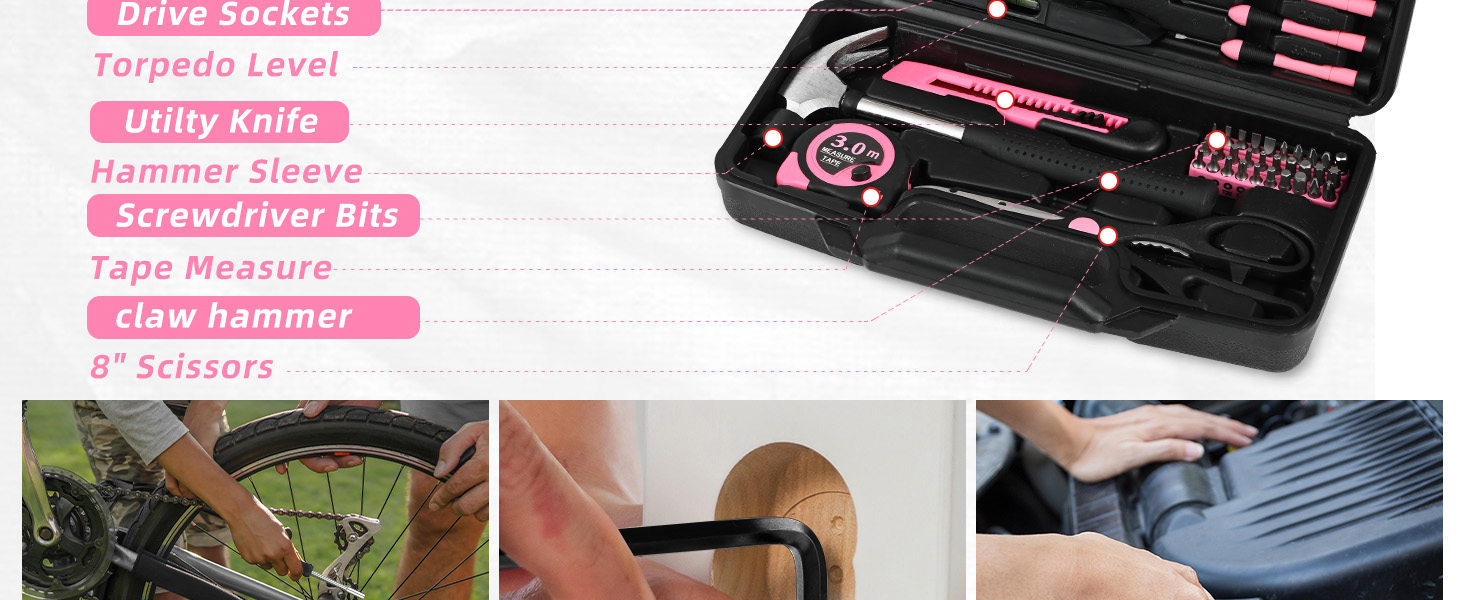 small tool kit for dorm tool set for women college tool kit mini basic tool kit for home