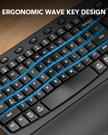 ERGONOMIC WAVE KEY DESIGN