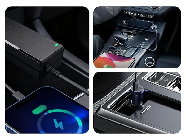 USB-C Laptop CAR Charger Power Adapter