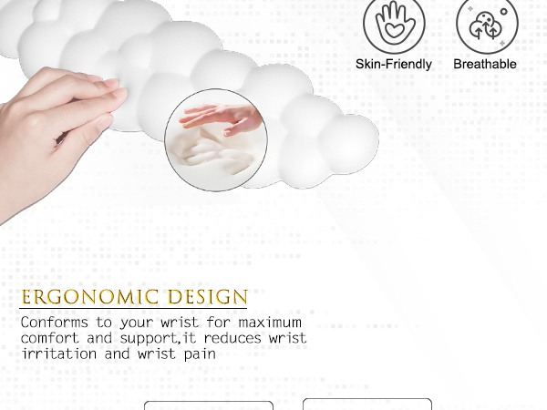cloud keyboard wrist rest