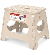 ACSTEP Folding Step Stool 11 Inch, Sturdy Plastic Foldable Step Stool for Kids &amp; Adults, Non Slip...
