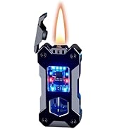 NINSI Smart Kerosene Lighter 4-Ignition Methods, Voice Activated Soft Flame Lighter, Metal Mecha ...