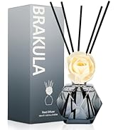 Brakula Reed Diffuser Set, 6.09 fl oz (180 ml)-Lavender Vanilla with 8 Reed Sticks, Home Fragranc...