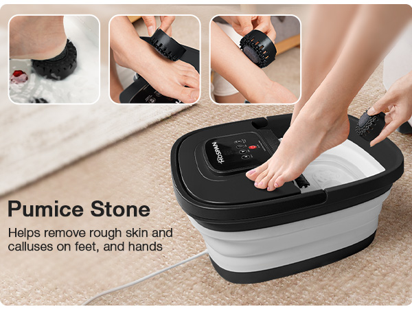 foot spa with heat and massage and jets