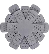 BYKITCHEN Pan Pot Protectors, Larger &amp; Thicker Pan Protector with Stars, Set of 12 and 3 Differen...