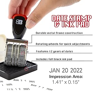 date year month stamp