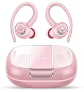 Wireless Earbuds Bluetooth 5.3 Headphones Sports, 48Hrs Playback Over Ear Buds with CVC8.0 Mic, B...