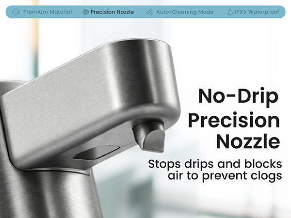 no-drip soap dispenser