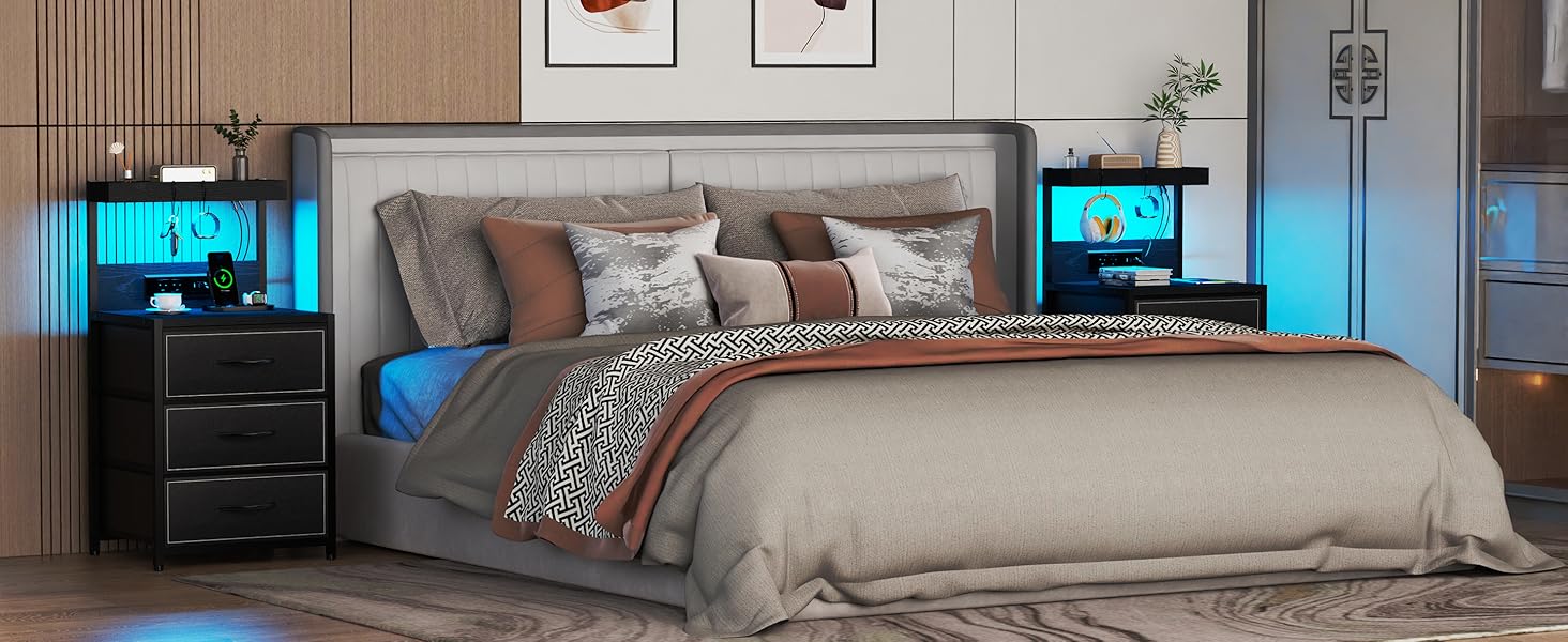 Nightstand for Bedroom Bedside