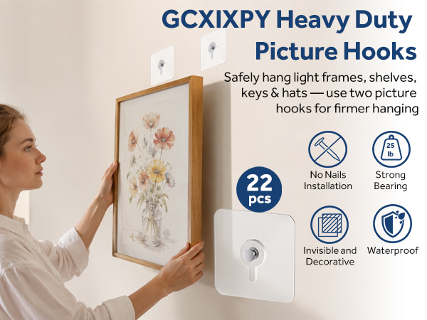 Adhesive Picture Hooks