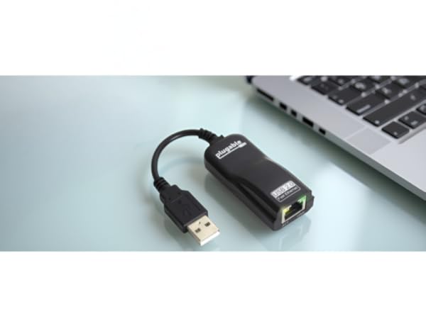 Plugable USB 2.0 to Ethernet Fast 10/100 LAN Wired Network Adapter