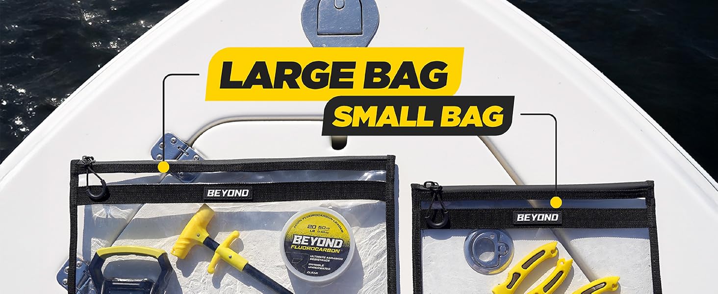 Two sizes: Large and small bag
