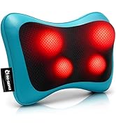 Mo Cuishle Electric Shiatsu Back Massager with Heat - Powerful 3D Kneading for Neck, Shoulder, Lo...