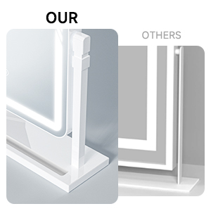 lighted makeup mirror