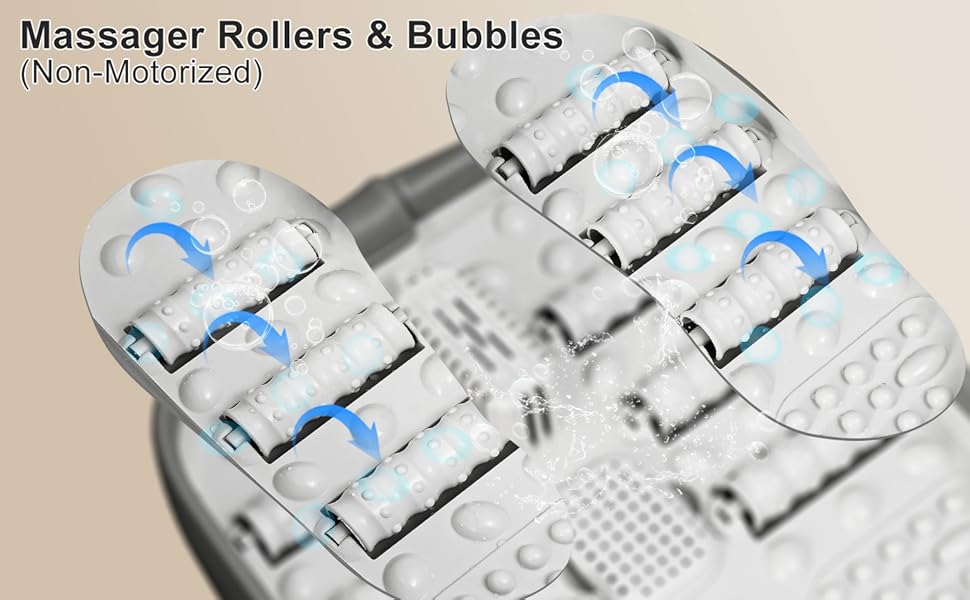 Roller Massager and Bubbles