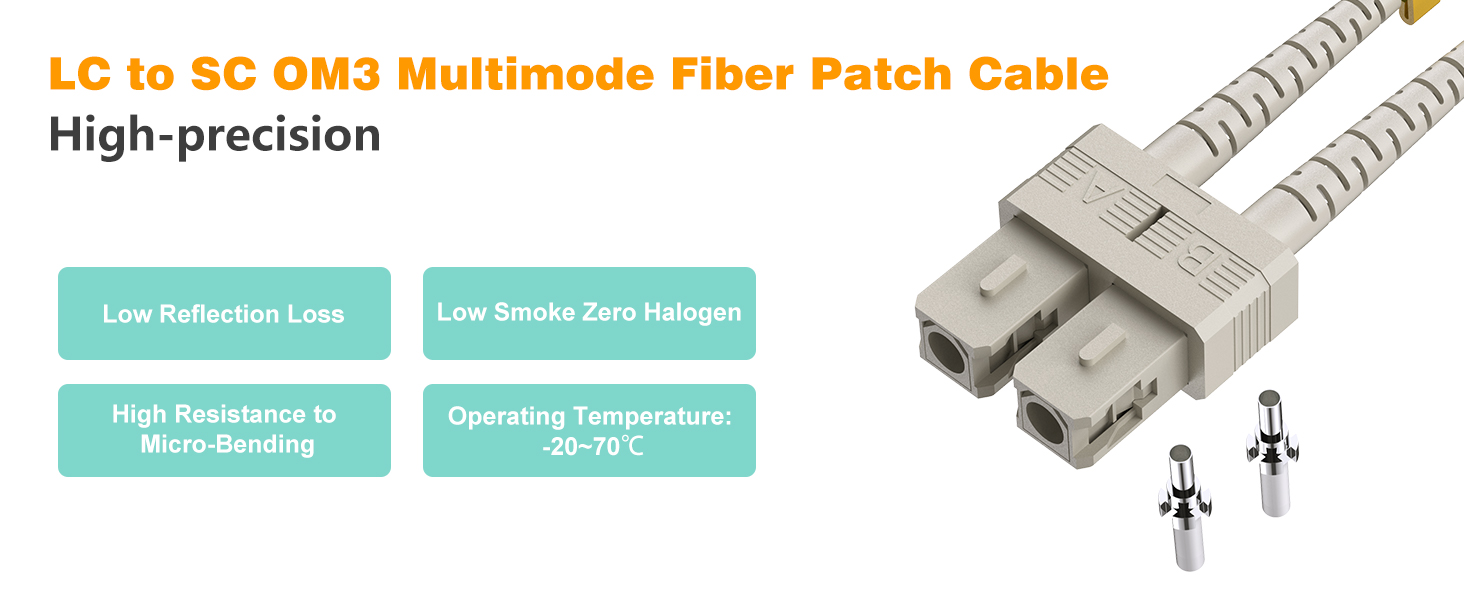 lc to sc fiber patch cable