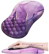 Laokiiy Mouse Pad Wrist Support, Ergonomic Mouse Pad with Wrist Rest, Comfortable Computer Mouse ...
