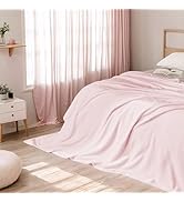 NICETOWN Flannel Bed Blanket Fleece King Size All Season Lightweight Plush Cozy Super Soft Luxury...