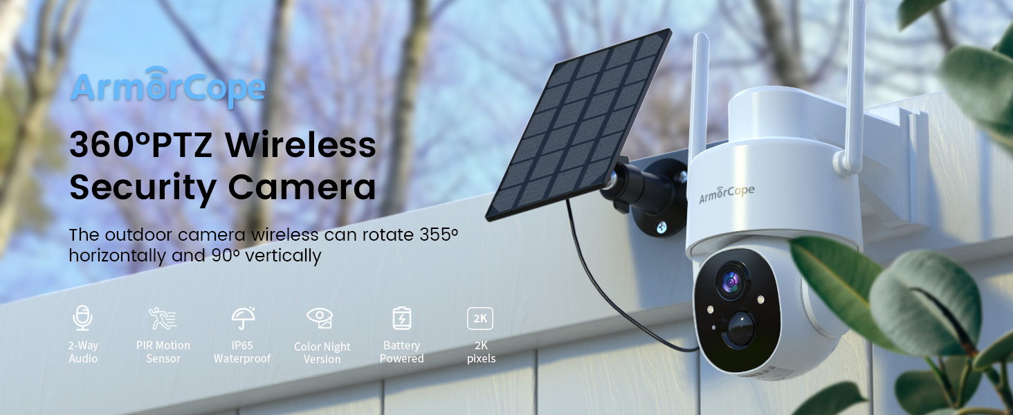 Security Camera with Solar Power