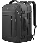 AREYTECO Travel Backpack, 50L Expandable Extra Large Laptop Backpack, Carry On Backpack Water Res...
