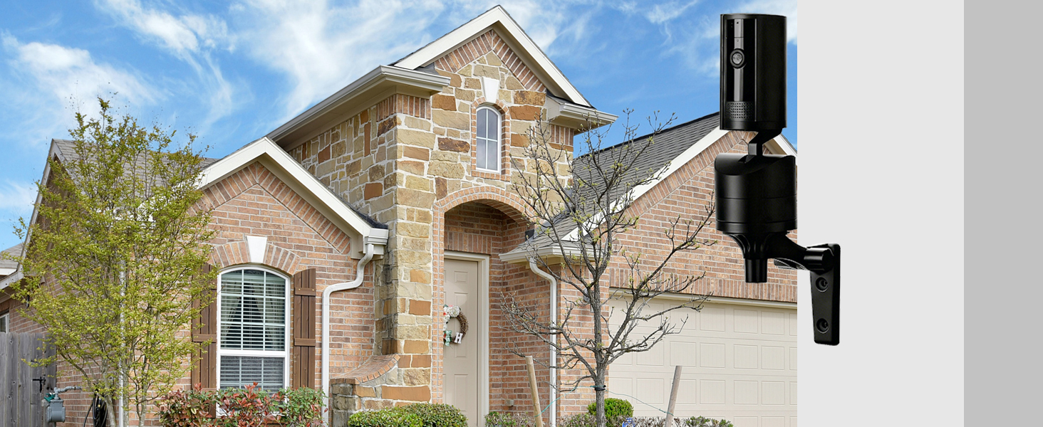 OYOCAM Wall Mount Compatible with Ring Pan-Tilt Indoor Cam,Black